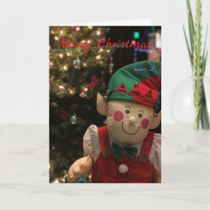 Christmas Elf Holiday Card