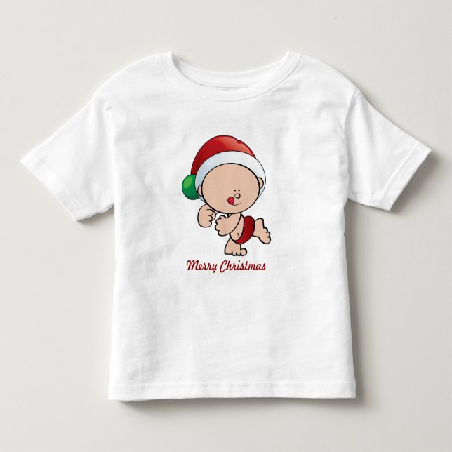 Christmas Elf Holiday Tee Shirt (Front)