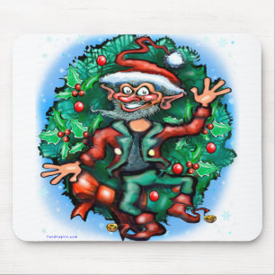Christmas Elf Mouse Pad