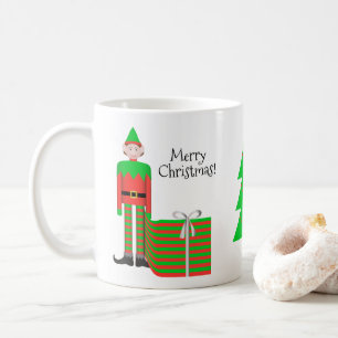 Christmas Elf Mug - Forfait Cadeau Gratté