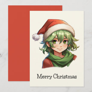Christmas Elf Portrait Holiday Card