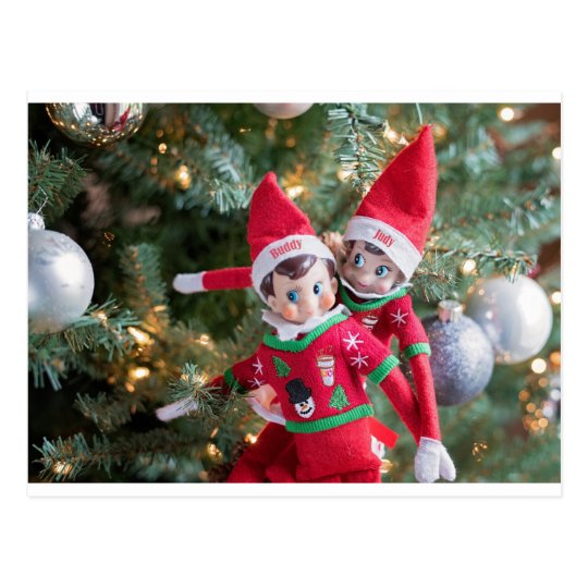 Christmas Elf Postcard