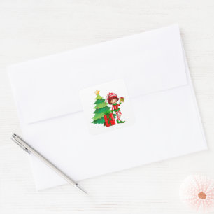 Christmas Elf Stickers