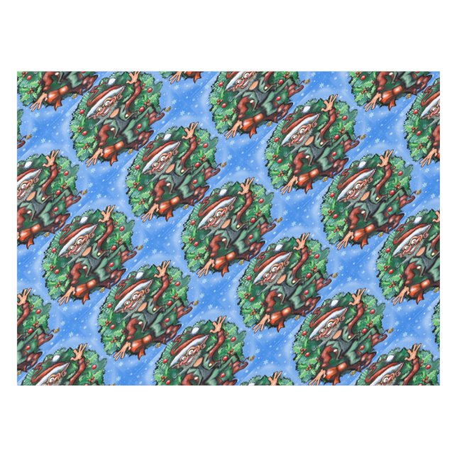 Christmas Elf Tablecloth (Front (Horizontal))
