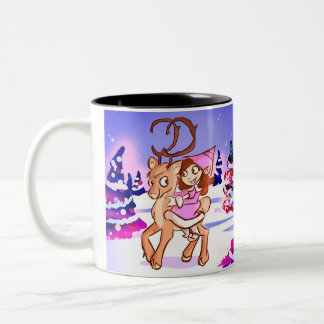 Christmas Elf Two-Tone Coffee Mug