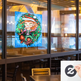 Christmas Elf Window Cling