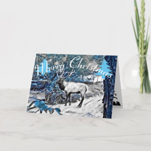 Christmas Elk Card