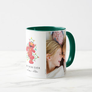 Christmas Elmo Best Mom - Photo Mug