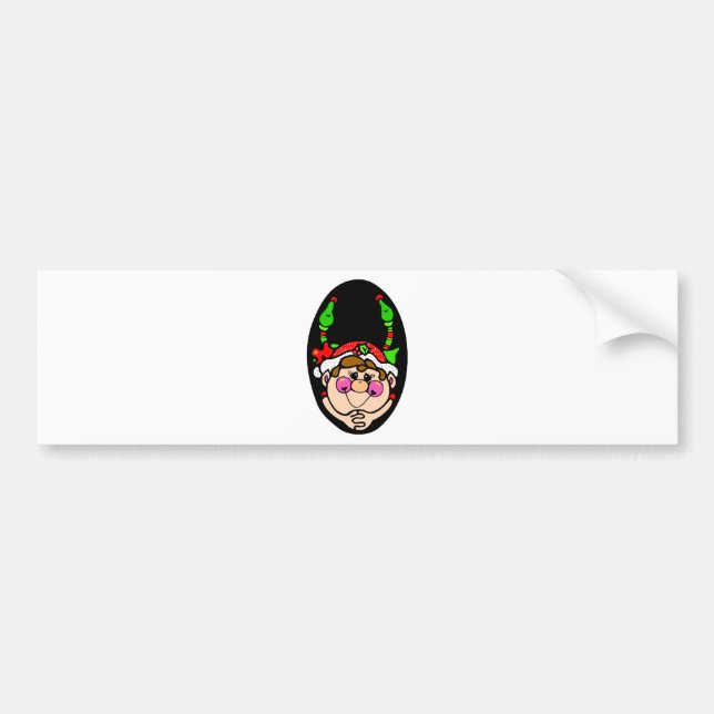 Christmas Elves Bumper Sticker (Front)