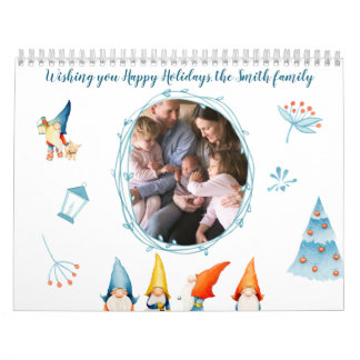 Christmas Elves Calendar With Photos