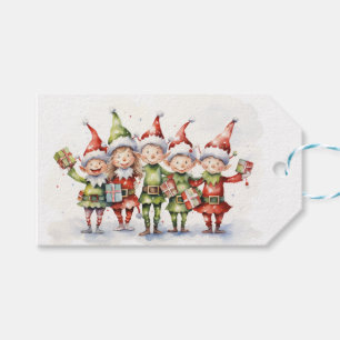 Christmas Elves Gift Tags