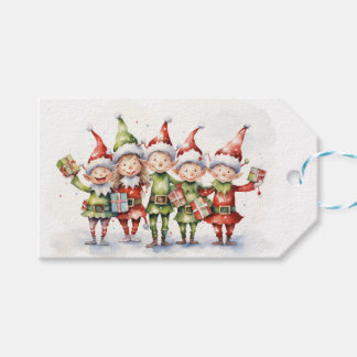 Christmas Elves Gift Tags