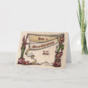 Christmas Elves Holiday Card