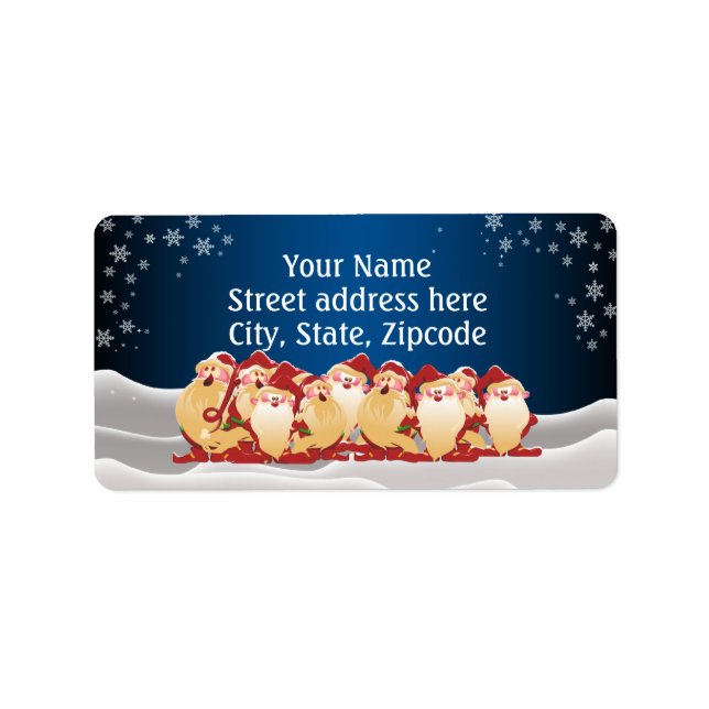 Christmas Elves Label (Front)