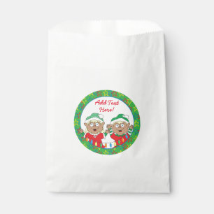 Christmas Elves of Colour Favour Bag