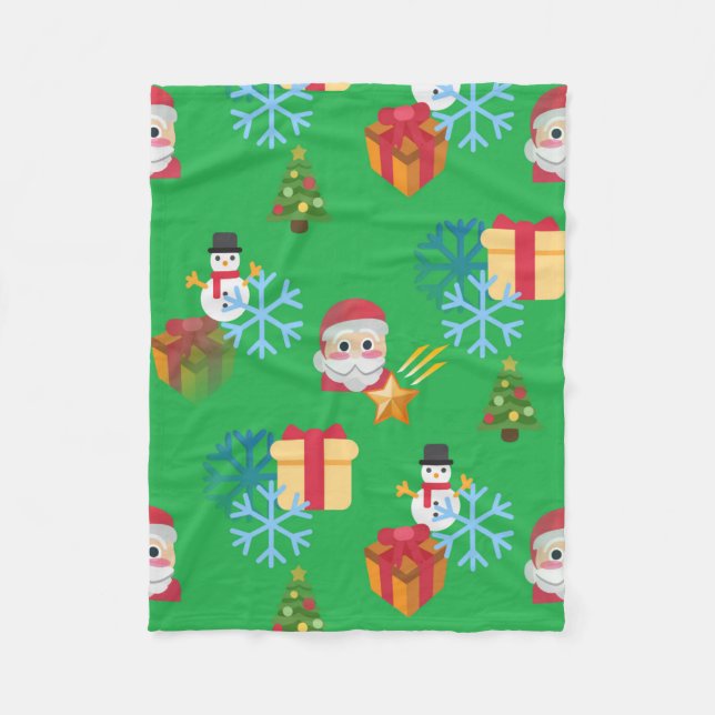 christmas emoji blanket (Front)