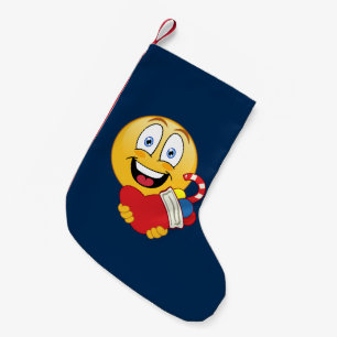 Christmas Emoji Stocking