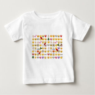 christmas emojis baby T-Shirt