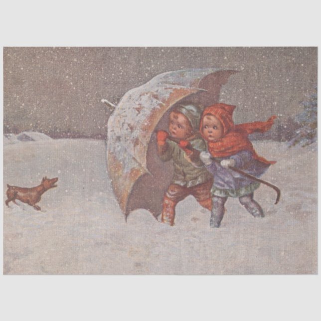 Christmas Emphera Series Design 10 Tissue Paper (Front)