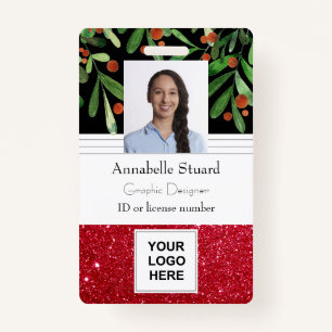 Christmas Employee Badge