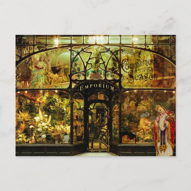 Christmas Emporium Holiday Postcard (Front)