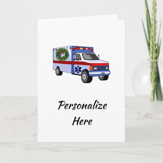 Christmas EMS Card (Front)