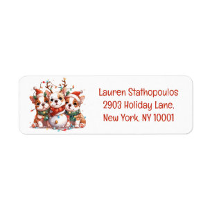 Christmas English Bulldog Reindeer Santa