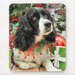 Christmas - English Springer Spaniel - Lucy Mouse Pad