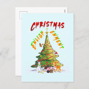 Christmas Enlightenment Holiday Postcard