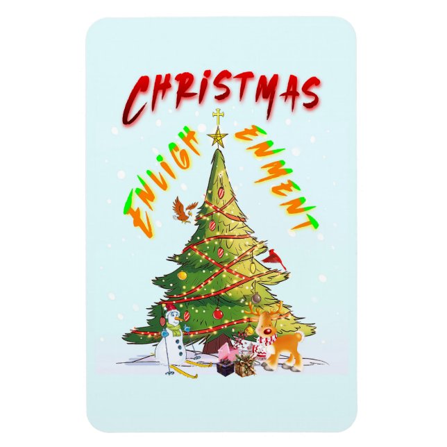 Christmas Enlightenment Magnet (Vertical)