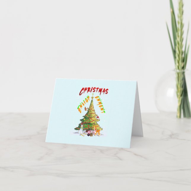 Christmas Enlightenment Note Card (Front)