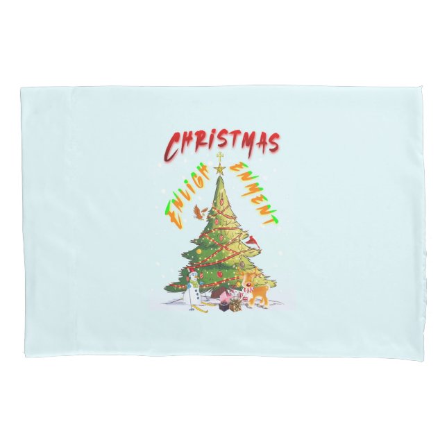 Christmas Enlightenment Pillowcase (Front)