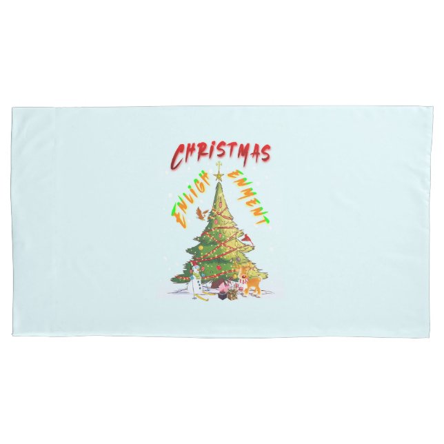 Christmas Enlightenment Pillowcase (Front)