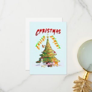 Christmas Enlightenment Thank You Card