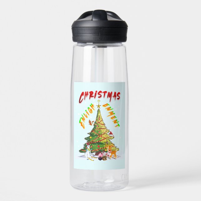 Christmas Enlightenment Water Bottle (Front)