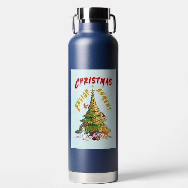Christmas Enlightenment Water Bottle (Front)
