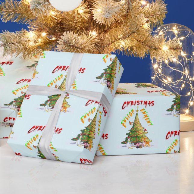 Christmas Enlightenment Wrapping Paper (Holidays)