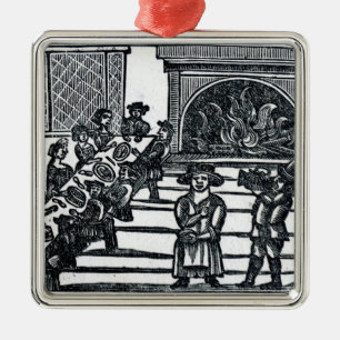 Christmas Entertainment Metal Ornament