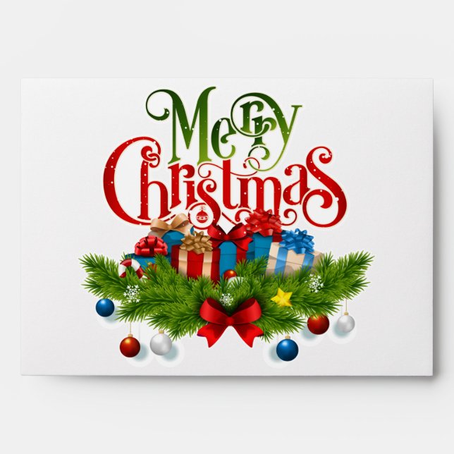 Christmas Envelope (Front)