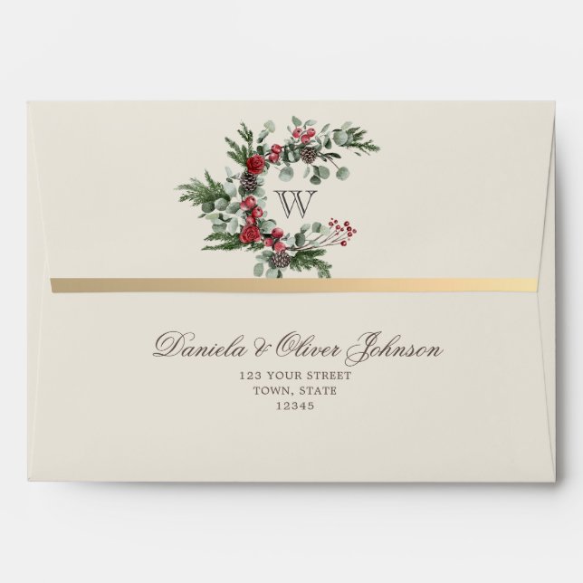Christmas Envelope (Back (Top Flap))