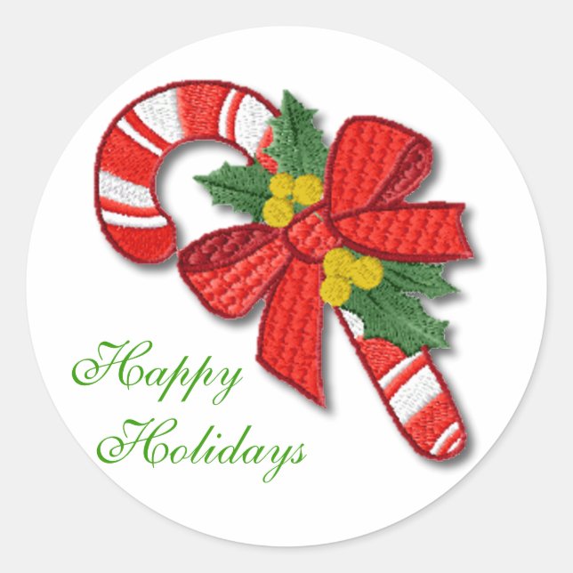 Christmas Envelope Sticker Seals (Front)