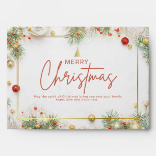 Christmas Envelope with Fancy Design
