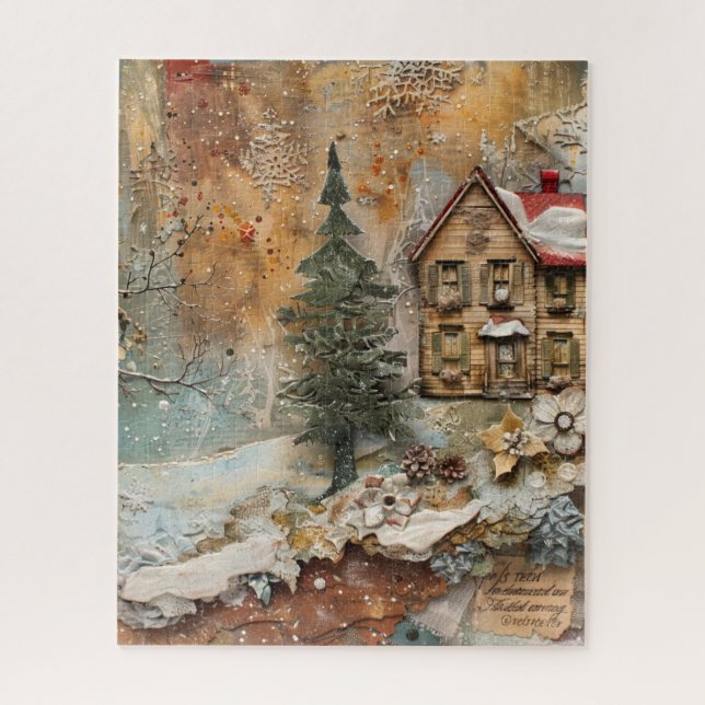 Christmas Ephemera Puzzle (Vertical)