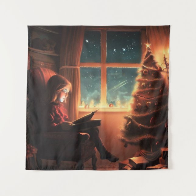 Christmas Eve 3 Tapestry (Front)