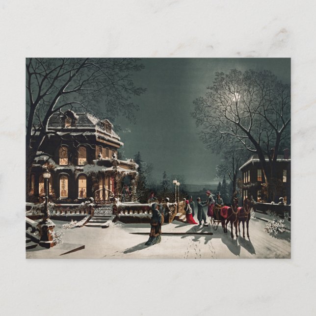Christmas Eve by Joseph Hoover and Sons Postcard (Front)
