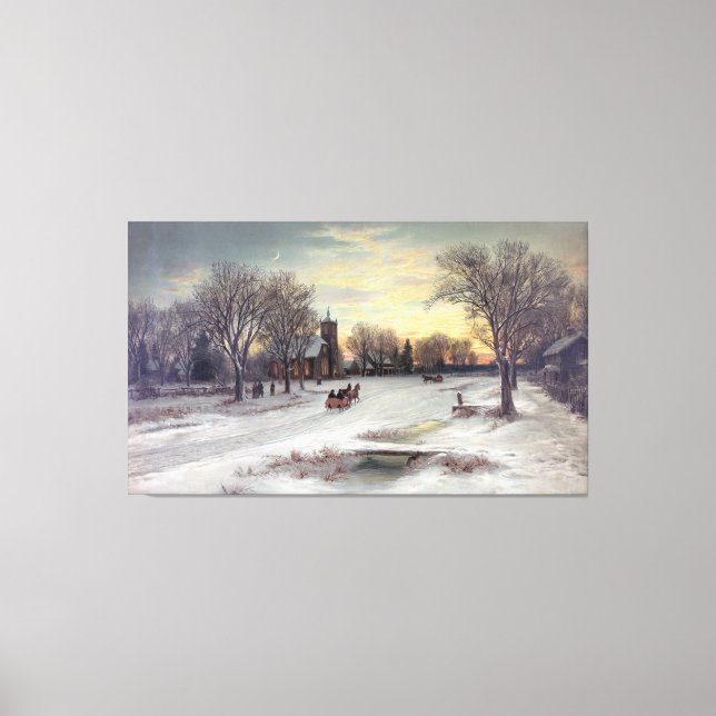 Christmas Eve Canvas Print (Front)