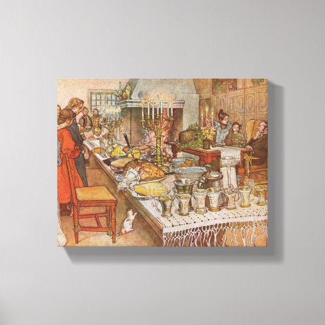Christmas Eve Carl Larsson 1904 Canvas Print (Front)