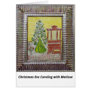 Christmas Eve Caroling with Matisse card
