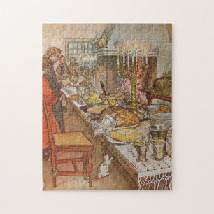Christmas Eve Dinner Carl Larsson 1904  Jigsaw Puzzle