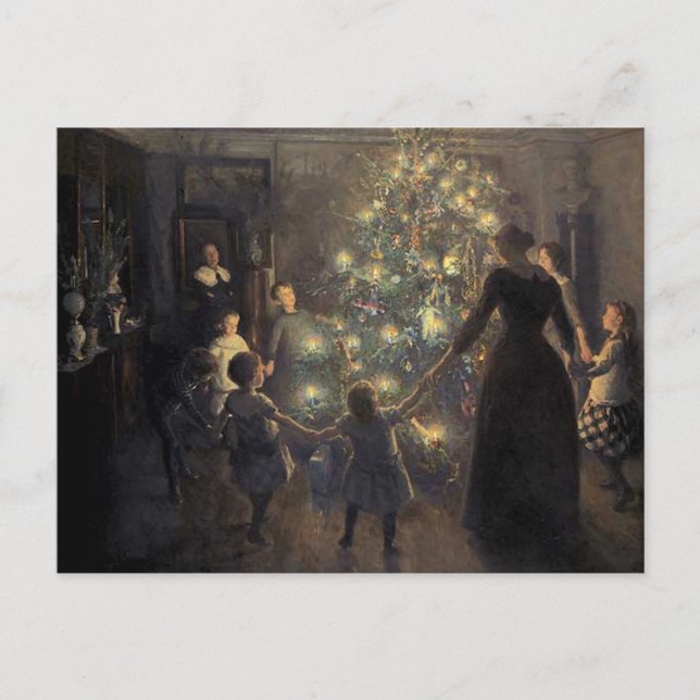 Christmas Eve Holiday Postcard (Front)